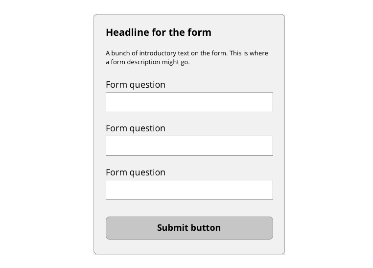 Basic form